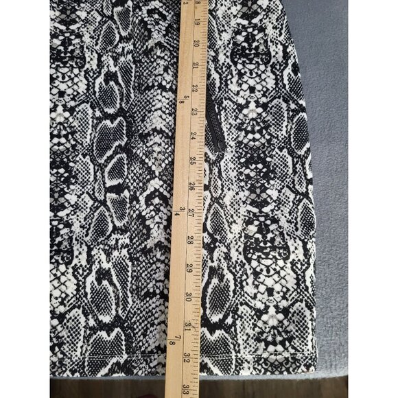 NOBO No Boundaries Juniors Black White Snake Print Dress SZ M (7-9) - Picture 9 of 11